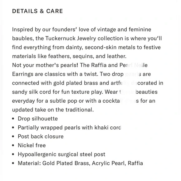 TUCKERNUCK Pearl + Fuchsia Raffia Nelle Drop Lantern Earrings | New - Picture 5 of 6